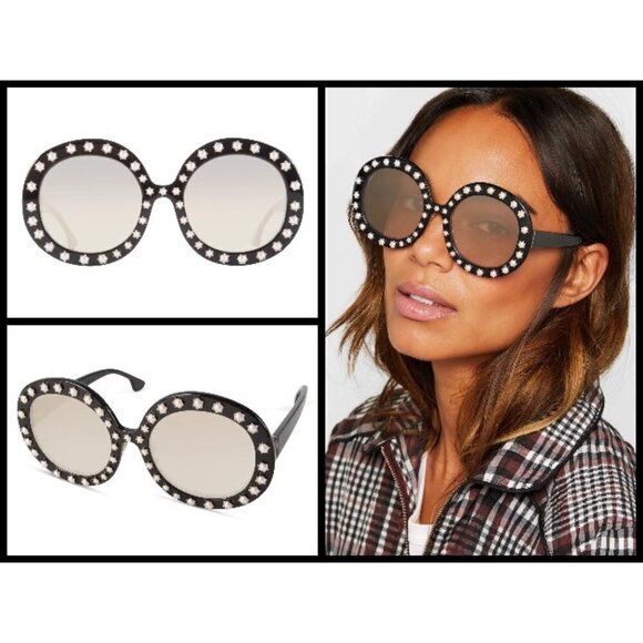 ?ALICE + OLIVIA? Bel Air Sunglasses ~ Black NWT main image 10